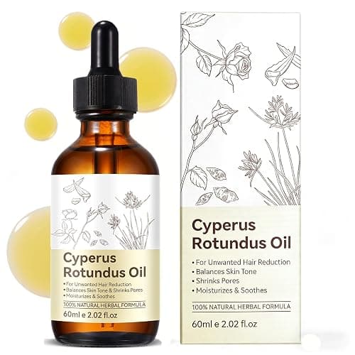YUEPLATTNMAY Cyperus Rotundus Oil, Natural Cyperus Rotundus Oil for Hair Removal, Reduces Body Hair Growth, Moisturizes & Soothes The Skin, Shrinkes Pores, Suitable for All Skin Types, 2.02 Fl oz - Image 1