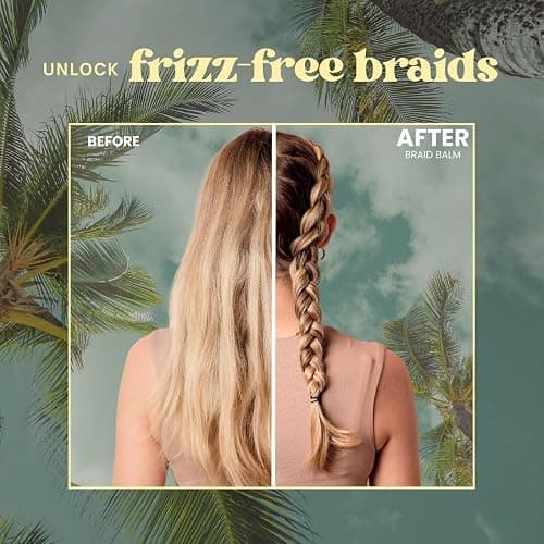 The Beachwaver Co. Braid Balm Pre-Braid Prep - Full Size (4 Fl Oz) | Frizz-Taming Primer Foam | Strengthen and Reduce Flyaways w/HiX Vegan Bond Multipliers - For All Hair Types | Bondi Beach Day thumbnail 12