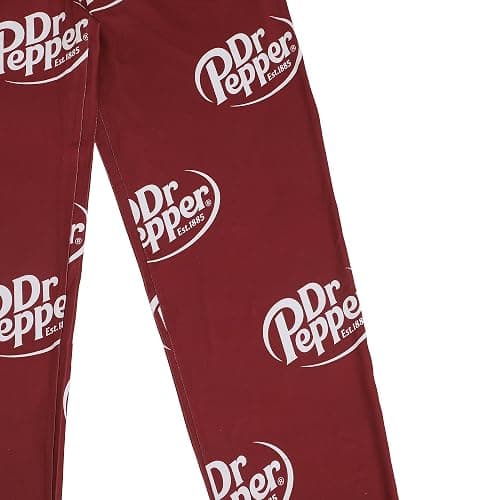 Dr Pepper Soda Logo All-Over Print Men's Sleep Pajama Pants thumbnail 5