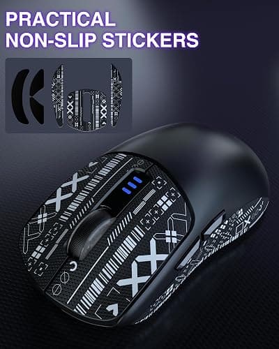 AULA SC580 Wireless Gaming Mouse, Tri-Mode 2.4G/BT5.0/USB-C Gaming Mouse, 12000 DPI Rechargeable Wireless Mouse with 6 Programmable Buttons, Ergonomic Computer Mouse for Laptop/PC/Mac/Tablet thumbnail 9