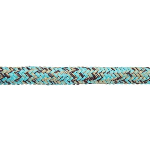 Weaver Leather Poly Cowboy Lead with Snap, 5/8" x 10', Turquoise/Brown/Tan thumbnail 5