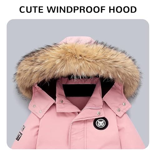Mokitoni Boy Snow Pant And Jacket Toddler Girl Snowsuit Winter Clothes Snow Bib Kid Coat thumbnail 3
