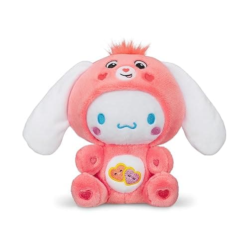 Cinnamoroll Dressed As Love-a-Lot Bear 8" Fun-Size Plush, Pink - Soft, Huggable Bestie! – Good for Girls and Boys, Employees, Collectors, Ages 4+ - Image 1