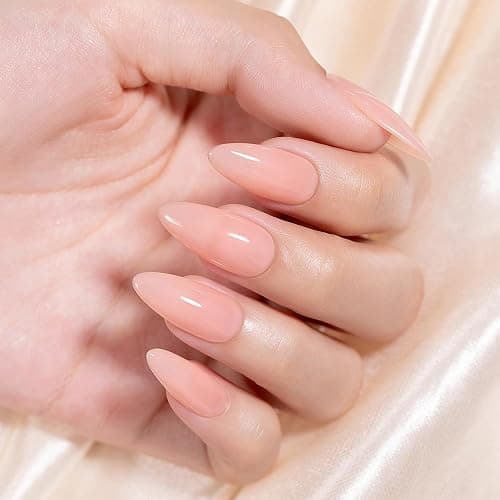 RARJSM Nude Gel Nail Polish Pale Red Neutral Skin Tone Color Sheer Jelly Gel Polish 1PC 15ml Single Bottle Cream Transparent Pink Nail GelPolish Soak off UV LED Cured for Home Salon DIY Manicure - Pale Red Pink thumbnail 3