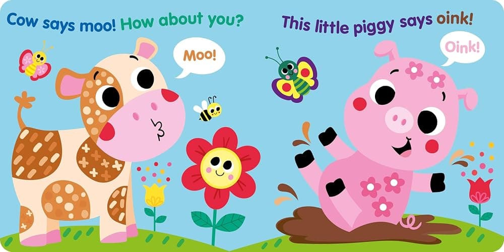 Tiny Touch: Animals - Tiny Touches for Tiny Hands - Colorful and Textured Board Book for Toddlers, Ages 6+ Months - Fun Introduction to Colors and Animals thumbnail 4