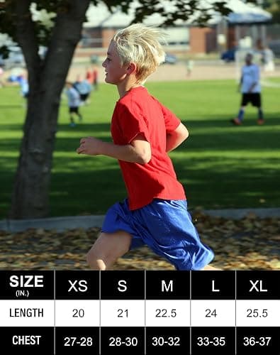 HovSiyla Boys Athletic Shirt Quick Dry Short Sleeve Performance Moisture Wicking T Shirt for Youth thumbnail 7