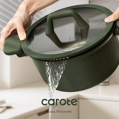 CAROTE 31PCS Pots and Pans Set, Nonstick Cookware Set Kitchen Non Stick Induction Cookware Non-toxic Granite Cooking set thumbnail 2