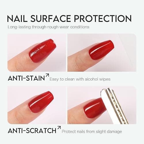 Top Coat Nail Polish Clear: Quick Dry Nail Polish No Chip High Shine Long Lasting Glossy Fast Air Dry Top Coat for Nail Art Manicure Salon Quality thumbnail 7