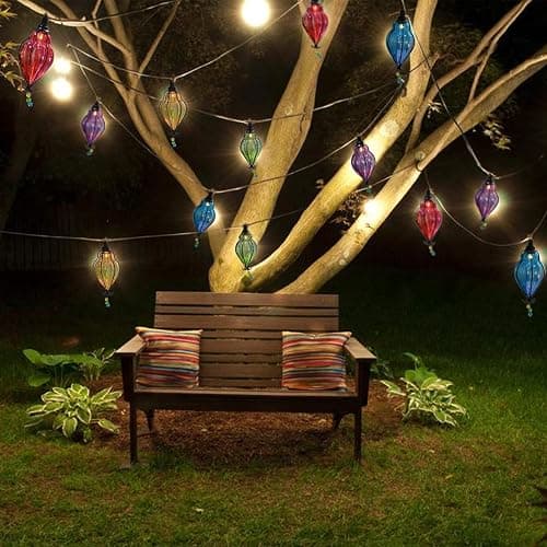 Vigdur Multicolor - Decorative String Lights Plug in with 10 Bulbs Connectable, Indoor Outdoor Patio Lights for Party Wedding Bedroom Bistro Cottagecore Decor thumbnail 6
