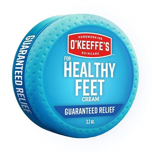 O'Keeffe's for Healthy Feet Foot Cream - 3.2 oz Jar (1 Pack) - Guaranteed Relief for Extremely Cracked, Dry Feet, Repairing Skincare, Instantly Boosts and Retains Moisture Levels - Image 1
