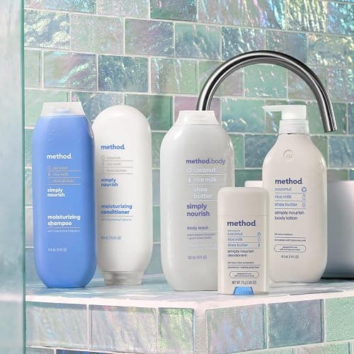 Method Body Lotion, Simply Nourish, Coconut, Rice Milk + Shea Butter notes, 24 Hours of Moisture 14 oz thumbnail 4