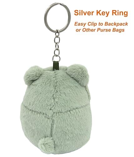 Miokkley Cute Penguin Plush Keychain, Kawaii Penguin Purse Bag Backpack Charms Cute Stuff for Women thumbnail 3