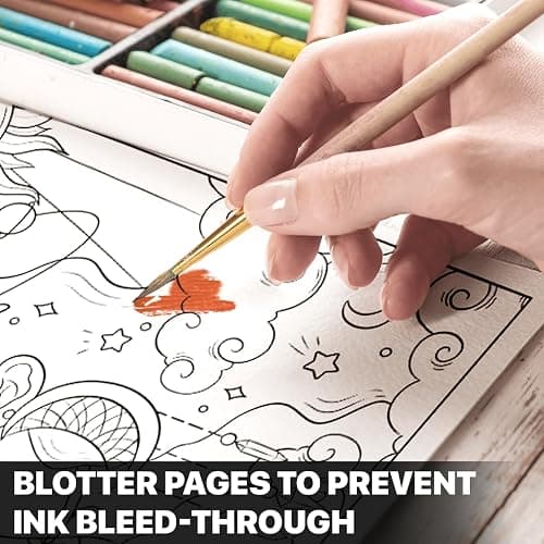 Minimalist Art Coloring Book Spiral Bound with Basic Abstract Design Aesthetic Shapes Simplicity Styles Hardcover Adult Color Pages for Women Seniors Girls to Relax Relieve Stress thumbnail 4