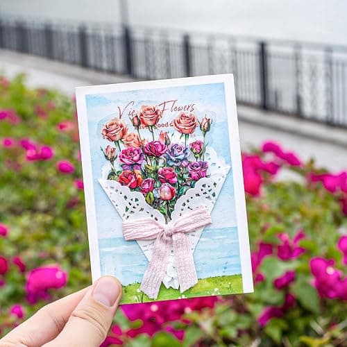 AurriiLeaf Viewing Flowers PET Sticker Set, 120PCS Floral Ephemera for Scrapbooking, Journaling, Crafting, DIY Projects, Diaries, and Art Supplies thumbnail 4