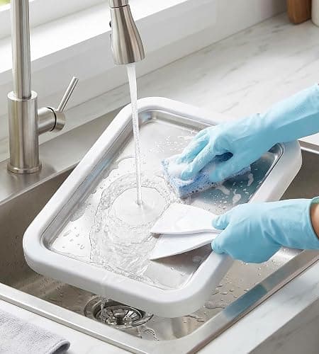 At-Home Rolled Ice Cream Maker - Magic Instant Freeze Pan for DIY Soft Serve & Frozen Yogurt. Easy-to-Use Ice Cream Rolling Tray with Spatulas. Ideal Summer Gift & Kitchen Activity for Kids (White) thumbnail 4