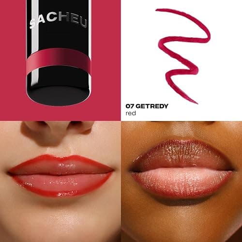 Sacheu Lip Liner STAY-N Peel Off Lip Stain — Long Lasting Matte Lip Tattoo Transfer Proof Lipstain Infused with Hyaluronic Acid & Vitamin E for All Skin Types — Vegan & Cruelty-Free, getREDy thumbnail 2