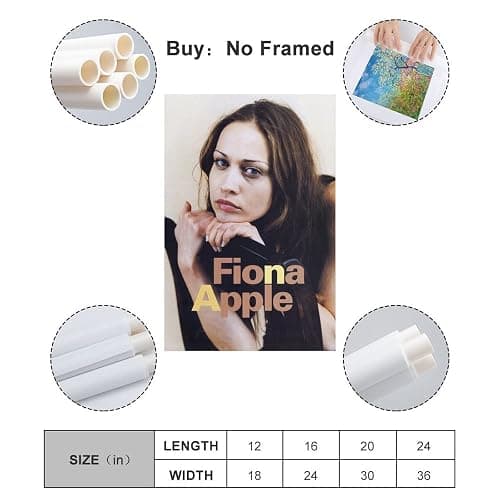 Fiona Apple Canvas Poster Wall Decorative Art Painting Living Room Bedroom Decoration Gift Unframe-style12x18inch(30x45cm) thumbnail 2