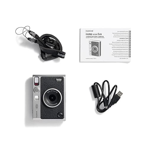 Fujifilm Instax Mini EVO Instant Camera - Black - Camera Only thumbnail 7