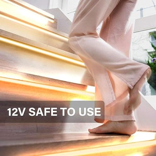 Onforu LED Strip Lights Warm White,32.8ft Dimmable 3000k Led Lights for Bedroom,Soft White Rope Light,2835 LEDs 12V Flexible Strip Tape Easter Lighting for Under Cabinet,Home,Kitchen,Bedroom,Christmas - 32.8FT - Warm White thumbnail 5