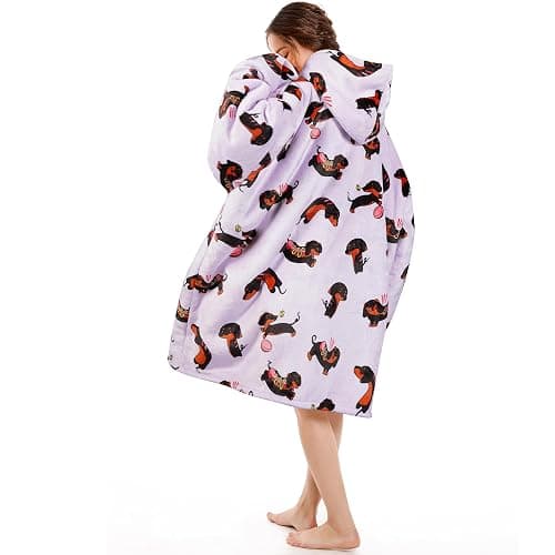Narecte Cozy Oversized Blanket Hoodie Wearable Blanket Adults Soft Hooded Blanket Hoodie Birthday Gifts for Women Christmas thumbnail 2