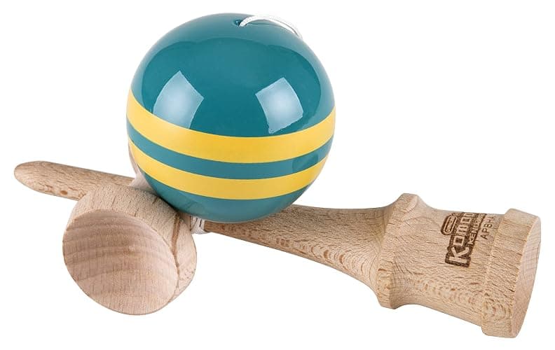 Duncan Toys Komodo Kendama, Lt. Blue w/ Yellow Stripe thumbnail 2