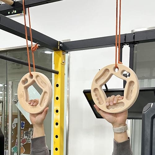 POWER GUIDANCE Hangboard Fingerboard Climbing Grip Strength Training Indoor and Outdoor Double-Sided Non-Slip Portable thumbnail 5