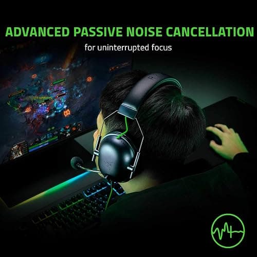 Razer BlackShark V2 X Gaming Headset: 7.1 Surround Sound - 50mm Drivers - Memory Foam Cushion - For PC, PS4, PS5, Switch - 3.5mm Audio Jack - Black thumbnail 5