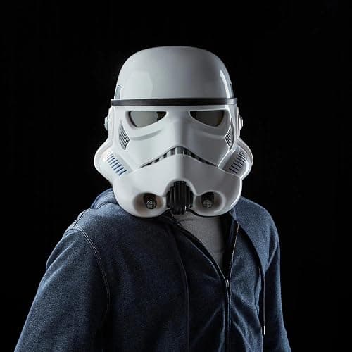 Star Wars The Black Series Imperial Stormtrooper Premium Electronic Helmet, Rogue One: A Story Adult Roleplay Item thumbnail 2