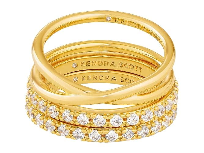 Kendra Scott Livy Ring Set of 3 - Image 1