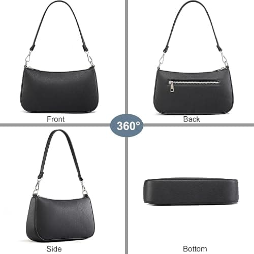 NIUEIMEE ZHOU Small Shoulder bag with 2 Removable Straps Cross Body Clutch Purse Handbag for Women thumbnail 4