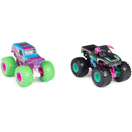 Monster Jam, Official Nitro Neon, Son-uva Digger Vs. El Toro Loco, 1:64 Scale Die-Cast Monster Trucks, Kids Toys for Boys Ages 3 and up thumbnail 8