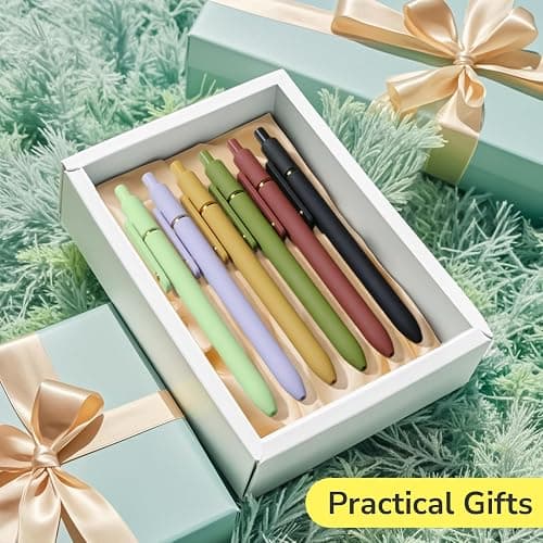 UIXJODO Colored Pens, 12 Pcs Colorful Pens Fine Point Smooth Writing Pen, 0.5mm Colored Ink Gel Pen for Journaling Note Taking, School Supplies Gifts for Women (12 Pcs Gold Vibrant and Vintage) thumbnail 7