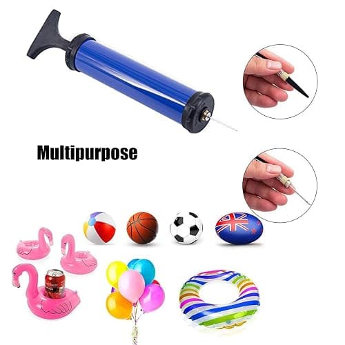 HDNNC Portable Ball Pump, Air Pump with 4 Needles 2 Nozzle 1 Extension Hose Great for Basketball Football Volleyball Soccer thumbnail 4