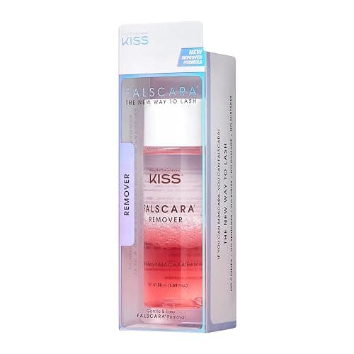 KISS Falscara DIY Eyelash Extension Remover with Natural Rosewater – Gentle Soothing Nourishing Eye Cleanser for Removal of Artificial False Synthetic Eyelashes, Lash Wisps, and Bond & Seal Adhesive thumbnail 9