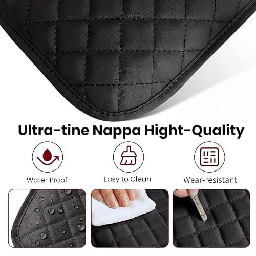 Upgraded Car Middle Center Console Cover with 2 Storage, Universal Microfiber Leather Car Armrest Cover Cushion for Most Vehicles, Memory Foam Comfort Stylish Leather Scratch-Resistant, Thickened thumbnail 3