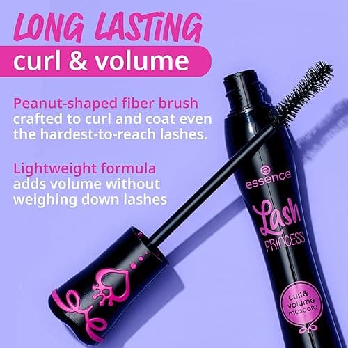 essence | Lash Princess Curl & Volume Mascara | Vegan & Cruelty Free - 0.4 Fl Oz (Pack of 1) thumbnail 3