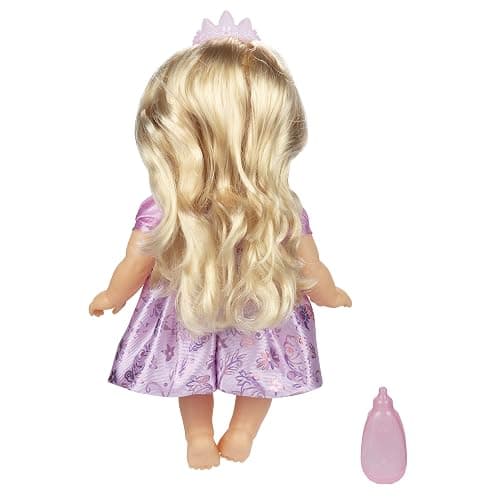 Disney Princess Rapunzel Baby Doll with Baby Bottle & Tiara thumbnail 5
