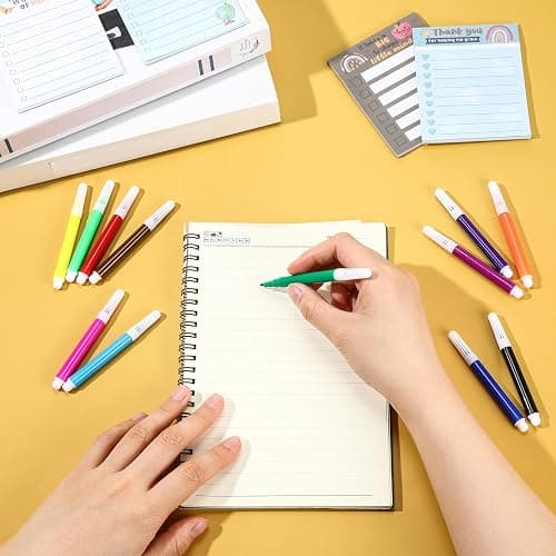 Watersay 144 Pcs Mini Markers Bulk, 3.4 Inch Colored Markers,12 Colors | Portable 3.4" Short Pen for Travel Office, Vibrant Watercolor Ink, Ideal for Adult School Art Projects, Multicolor Assorted thumbnail 5