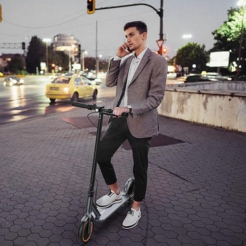 VOLPAM Electric Scooter, 350W/500W Powerful Motor, 8.5"/10" Solid Tires, 19/22Mph, 28/21/12 Miles Range,Dual Braking thumbnail 9