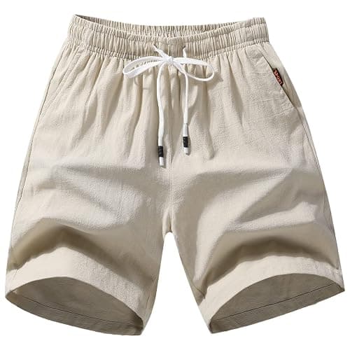 amropi Homme Lot de 3 Short Cargo à Taille Élastique Shorts Sport Pantalon Court avec Poche thumbnail 5