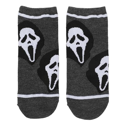 Bioworld Ghostface Character Art Women's 5-Pair Ankle Socks thumbnail 5