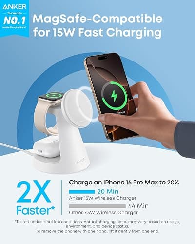 Anker MagSafe 3-in-1 Charging Station thumbnail 2