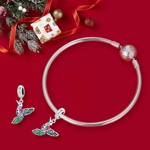 VOROCO Butterfly Dragonfly Cat Charm for Bracelet Cute Animal Collection Bead & Charm for Women Girls 925 Sterling Silver Pendant & Dangle Charm Jewelry for Bracelet and Necklace thumbnail 3