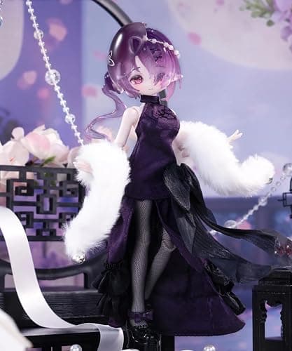 CALEMBOU BJD Blind Box, 1/8 Bonnie Fortune Small Sign Spirit Series 20cm Ball Jointed Doll, Cute Dress Up Doll with Joints, Collection Action Figure for Birthday Christmas thumbnail 6