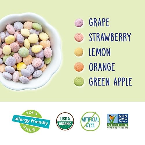 YumEarth Organic Sour Giggles Chewy Candy – Allergy Friendly, No Artificial Dyes, Non GMO, Gluten Free, Sour Fruit Flavored, Vegan Candy Snacks 0.5 ounce (Box of 15)​ thumbnail 4