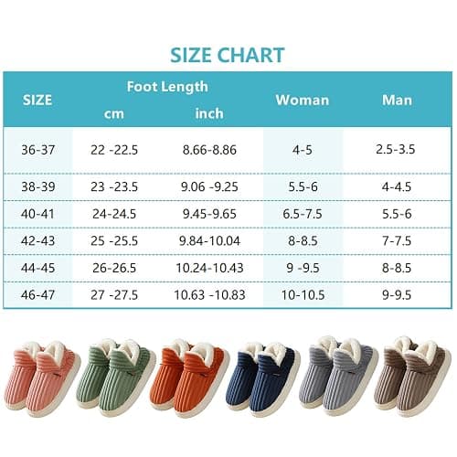 Chaussons Femme Hiver Chaud, Chaussons Chauds Et Douillets en Forme De Nuage pour Homme Et Femme, Pantoufles d'hiver Chaudes Et Pelucheuses pour La Maison thumbnail 3