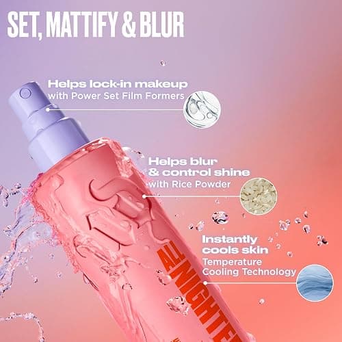 Urban Decay All Nighter Waterproof Makeup Setting Spray - Blurring Matte Finish, Up to 24HR Wear, Ultra-Fine Facial Mist, Mattifying Oil Control Face Primer, Smudge-Proof, Transfer-Resistant thumbnail 6