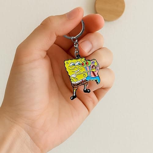 Zen Monkey Studios x SpongeBob Squarepants: Hugging Gary Keychain thumbnail 3