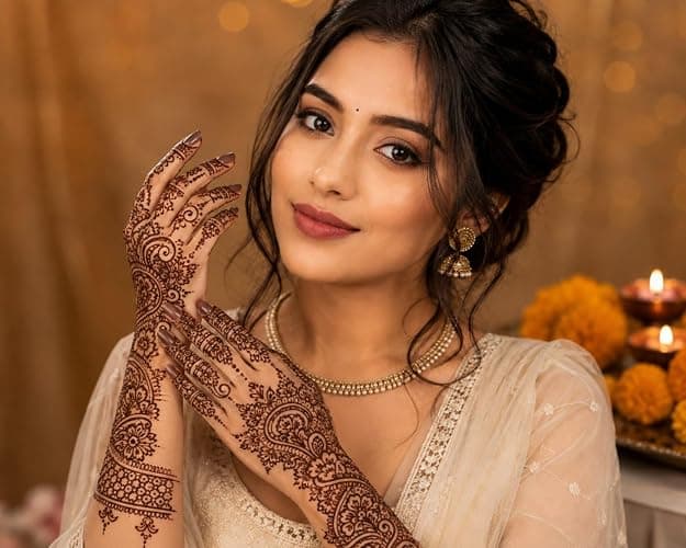Krishmi Kaveeri Natural Henna Cone (Pack of 2) | Natural Ready to Use Henna Paste thumbnail 2