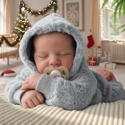 BABESIDE 17 Inch Lifelike Reborn Baby Dolls, Full Body Vinyl Boy | Realistic-Newborn Baby Doll with Real Baby Feeling, Real Life Baby Dolls, Toy Accessories and Gift Box for Kids Ages 3+ thumbnail 8